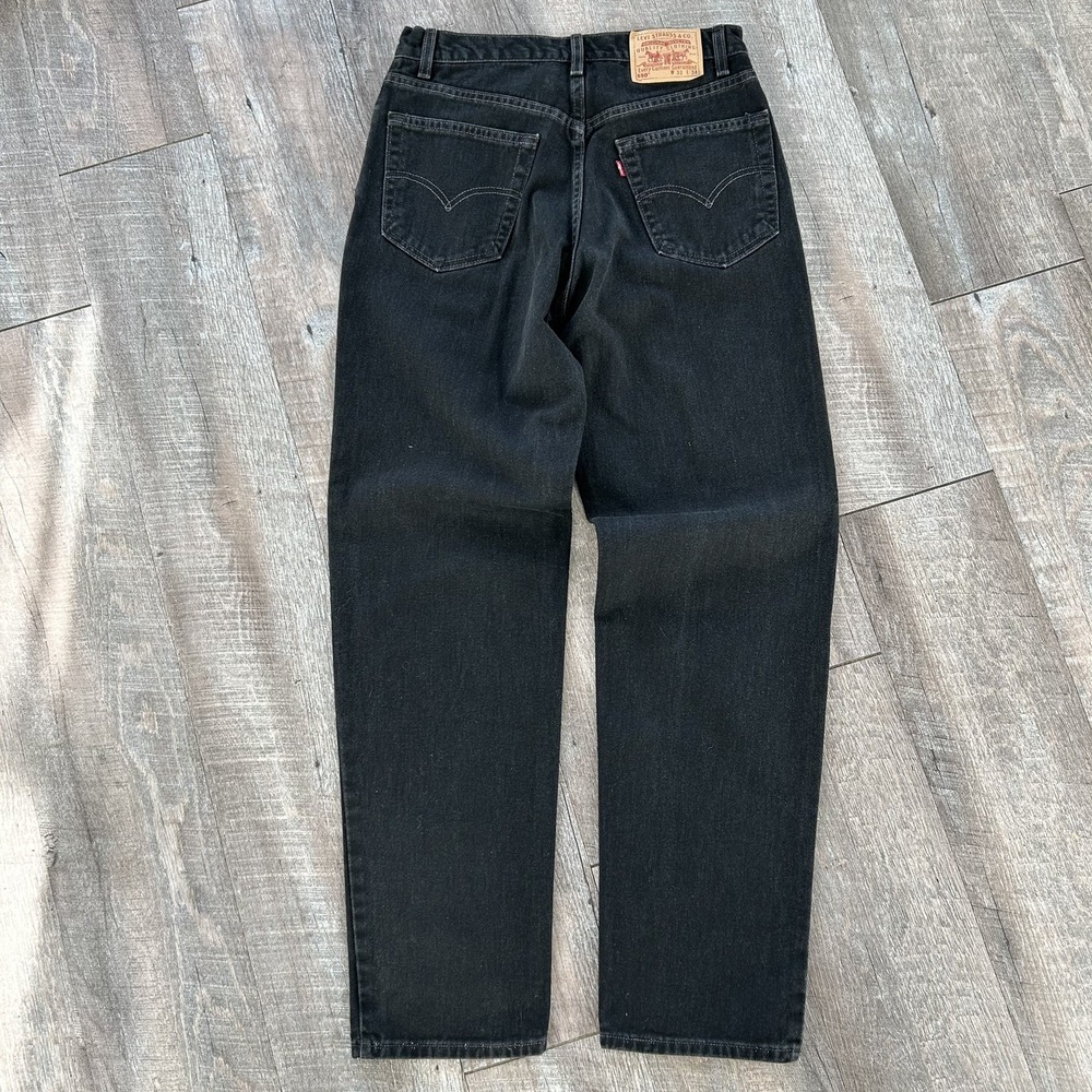 Levi's 550 Relaxed Tapered Jeans Mens 32x34 Vintage USA Made 90s Faded red Tab